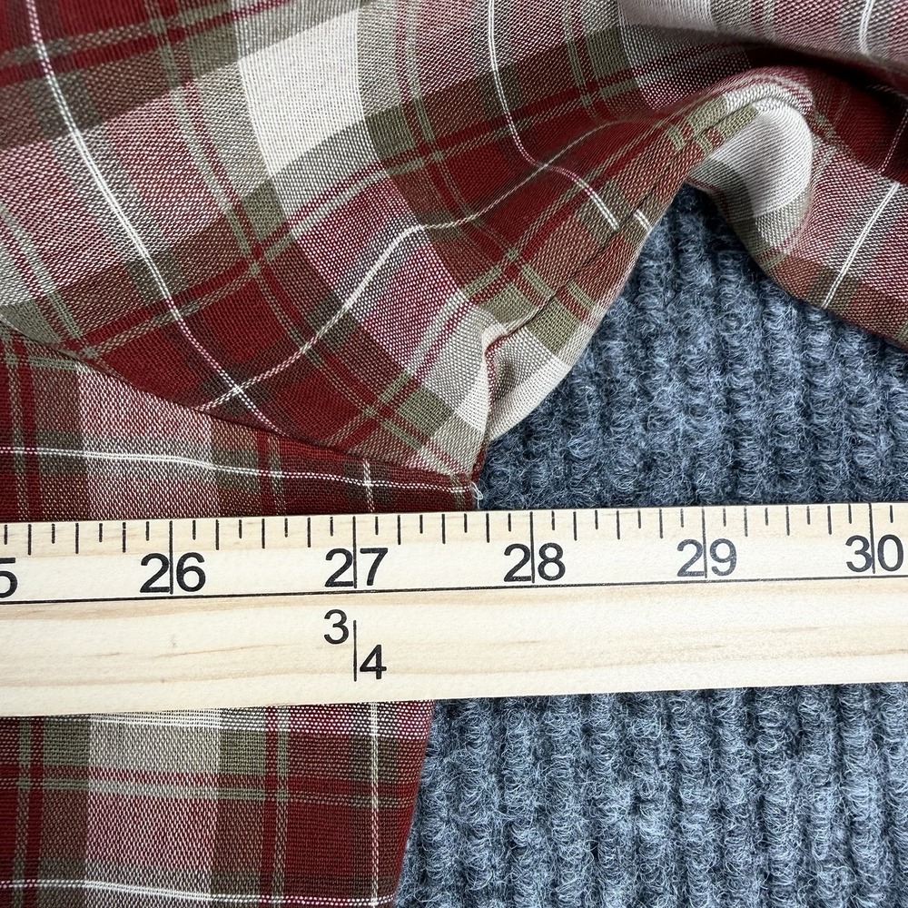 Vintage Big Mac plaid work shirt XL Tall made in USA oversized 90s - Picture 6 of 8